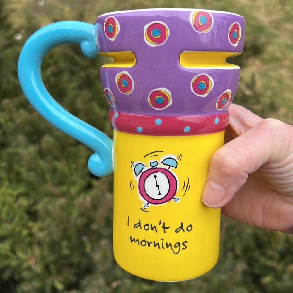 Unique! BoHo Coffee Mug by Ganz. - Picture 2 of 6